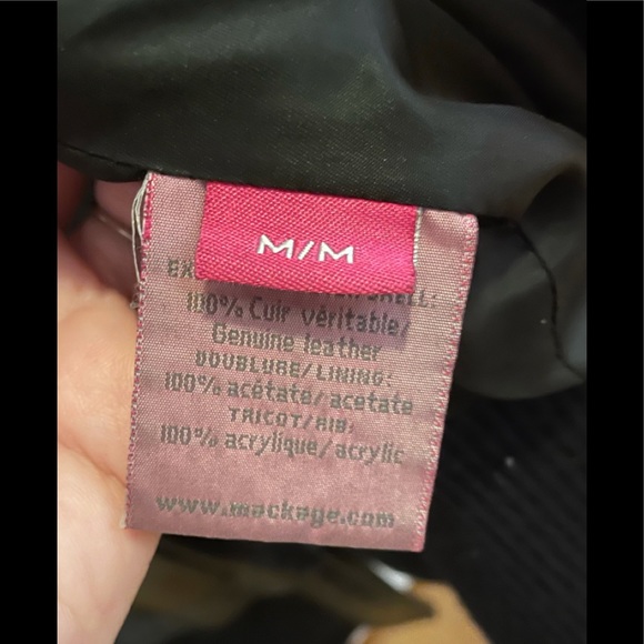 Women's Mackage Leather Jacket (Vintage) - Picture 5 of 7